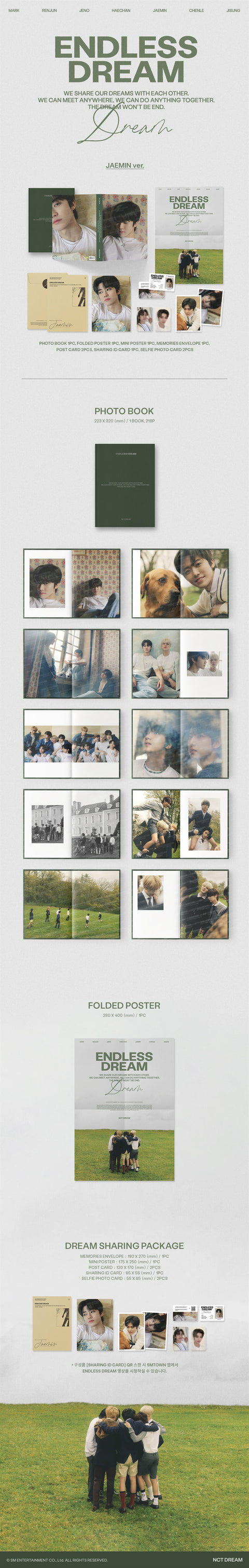 [PRE-ORDER] NCT DREAM - NCT DREAM PHOTOBOOK [ENDLESS DREAM] (JAEMIN Ver.)