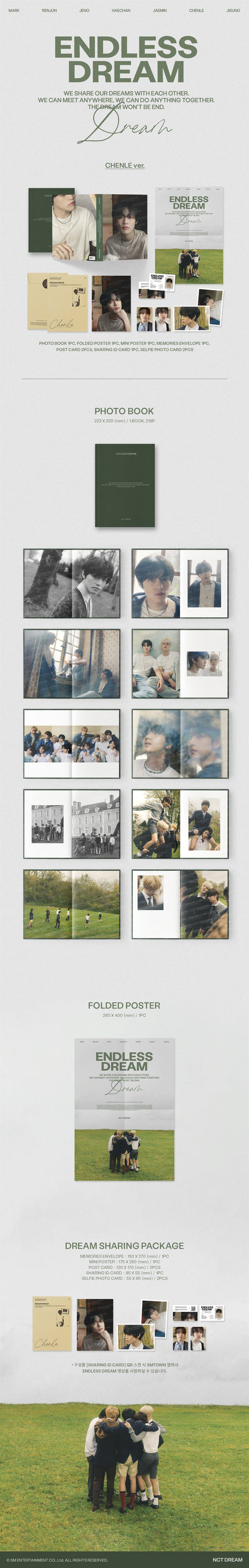 [PRE-ORDER] NCT DREAM - NCT DREAM PHOTOBOOK [ENDLESS DREAM] (CHENLE Ver.)