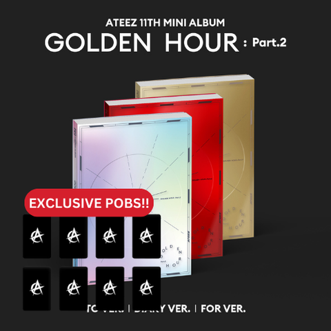 [PRE-ORDER] ATEEZ - 11th Mini Album [GOLDEN HOUR : Part.2] (+applemusic P.O.B)