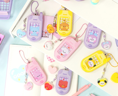 [SFKOREA] BTS - BT21 RETRO PHONE KEYRING