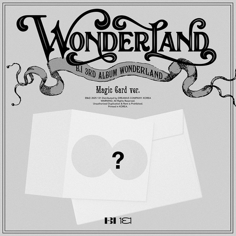 [PRE-ORDER] B.I - 3rd Full Album [WONDERLAND] (Magic card Ver.)