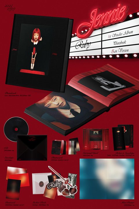 [PRE-ORDER] JENNIE - The 1st Studio Album [Ruby]