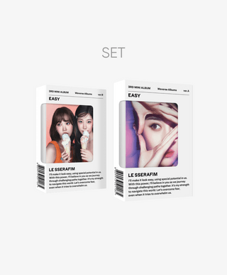 LE SSERAFIM - 3RD MINI ALBUM [EASY] (WEVERSE Ver.)