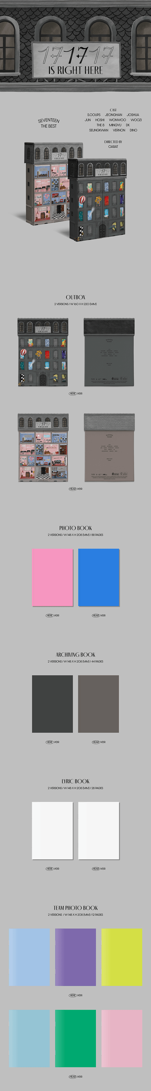 SEVENTEEN - BEST ALBUM [17 IS RIGHT HERE] (with YES24 Exclusive Benefits)