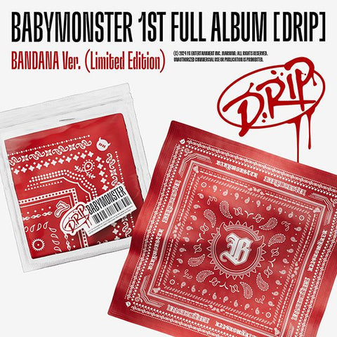 BABYMONSTER - 1st Full Album [DRIP] (BANDANA Ver.) (Limited Edition)