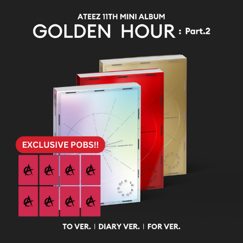 [PRE-ORDER] ATEEZ - 11th Mini Album [GOLDEN HOUR : Part.2] (+hellolive P.O.B)