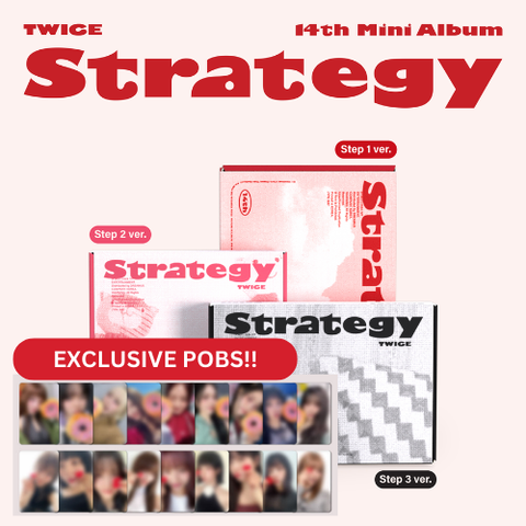 [PRE-ORDER] TWICE - 14th Mini Album [STRATEGY] (+Soundwave Lunckydraw)