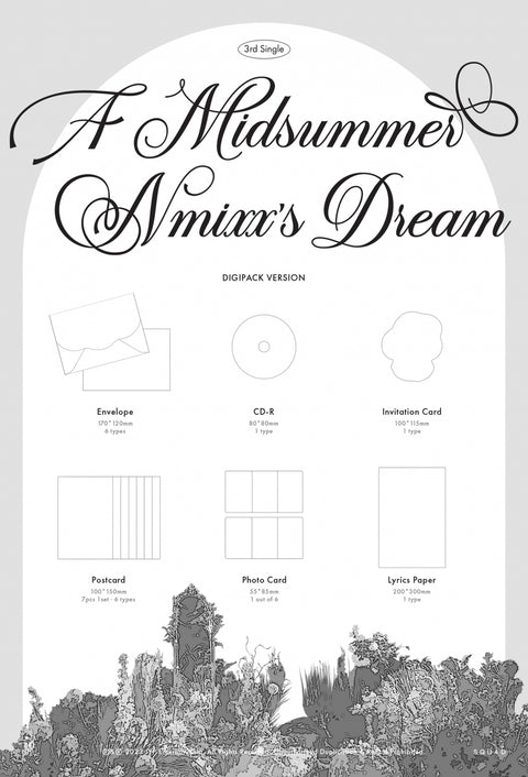 [SFKOREA] NMIXX - 3rd Single [A Midsummer NMIXX's Dream] (Digipack Ver.)