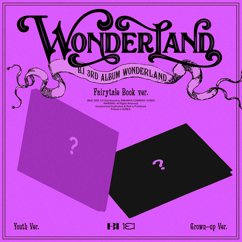 [PRE-ORDER] B.I - 3rd Full Album [WONDERLAND]] (Fairy tale Ver.)