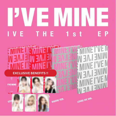 IVE - 1ST MINI ALBUM [I'VE MINE] (with Makestar Exclusive Benefits)