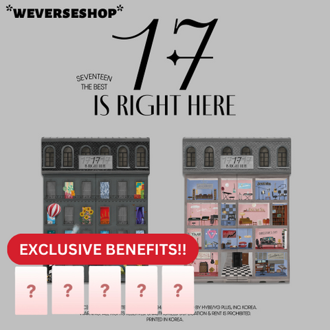 SEVENTEEN - BEST ALBUM [17 IS RIGHT HERE] (With weverseshop exclusive photocards)