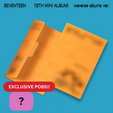 [PRE-ORDER] SEVENTEEN - 12th Mini Album [SPILL THE FEELS] (Weverse Ver.) (+ Applemusic P.O.B)