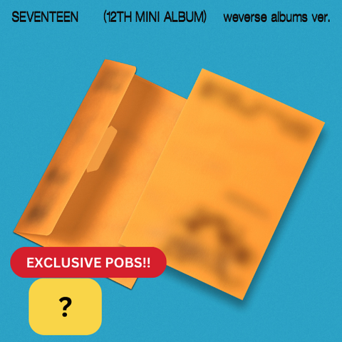 [PRE-ORDER] SEVENTEEN - 12th Mini Album [SPILL THE FEELS] (Weverse Ver.) (+ Makestar P.O.B)