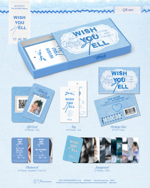 Wendy (Red Velvet) - 2ND MINI ALBUM [Wish You Hell] (QR Ver.)