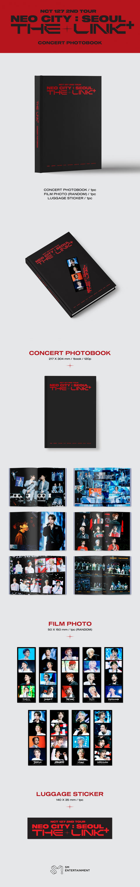 NCT 127 2ND TOUR [NEO CITY SEOUL - THE LINK] PHOTO BOOK