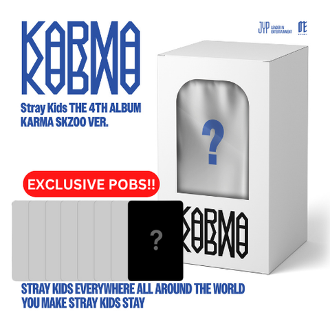 [PRE-ORDER] Stray Kids - 4th Full Album [KARMA] (SKZOO VER.) (8 TYPES Random) (+ yes24 P.O.B)
