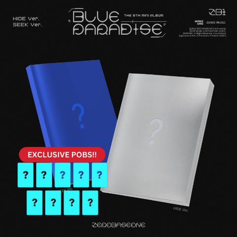 [PRE-ORDER] ZEROBASEONE - 5th mini album [BLUE PARADISE] (+APPLEMUSIC P.O.B)