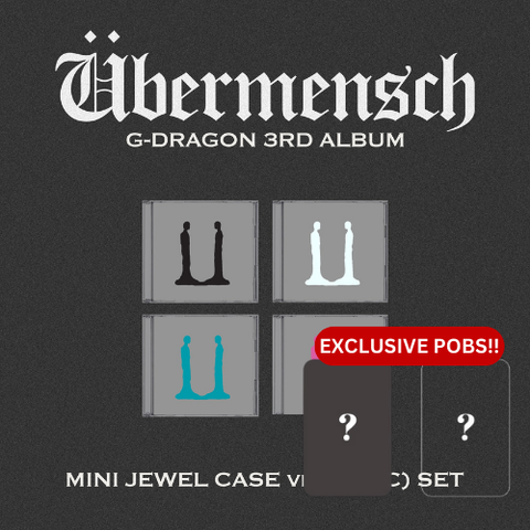 [PRE-ORDER] G-DRAGON - 3rd mini album [Übermensch] (MINI JEWEL ver.)(+APPLEMUSIC P.O.B)