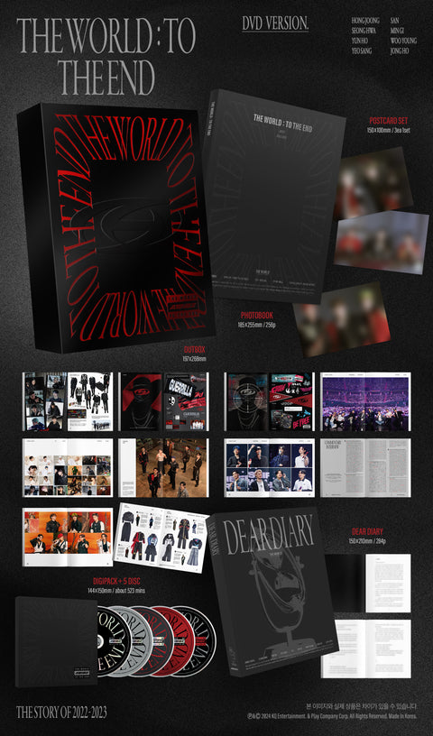 [PRE-ORDER] ATEEZ - THE WORLD : TO THE END (DVD) (+Yes24 P.O.B)