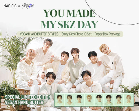 Vegan Hand Butter Set x Stray Kids Collaboration (8pcs set, 8pcs ID photocards)