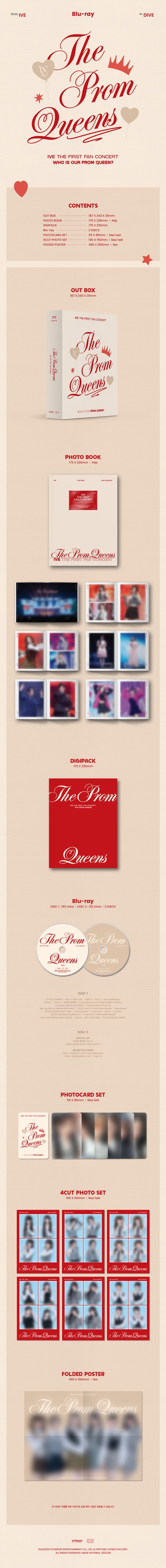 IVE - THE FIRST FAN CONCERT [The Prom Queens] (BLU-RAY VER.)