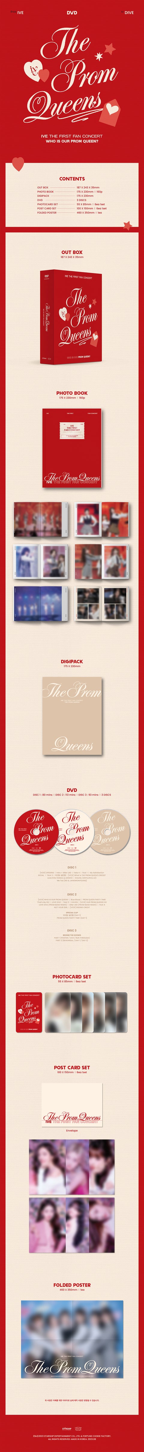 IVE - THE FIRST FAN CONCERT [The Prom Queens] (DVD VER.)