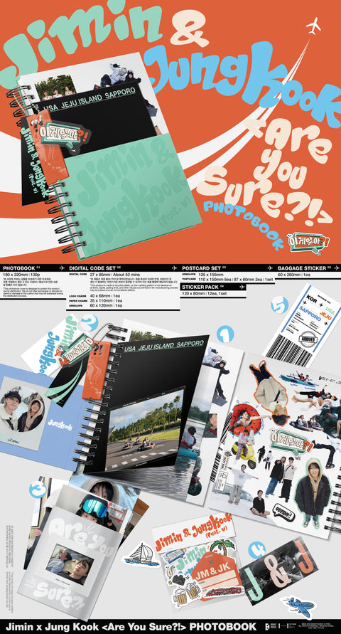 [PRE-ORDER] Jimin x Jung Kook (BTS) - PHOTOBOOK [Are You Sure?!]