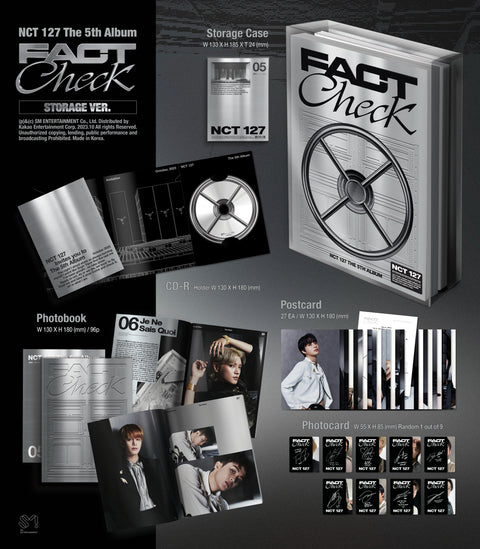 NCT 127 - 5TH ALBUM [Fact Check] (Storage Ver.)