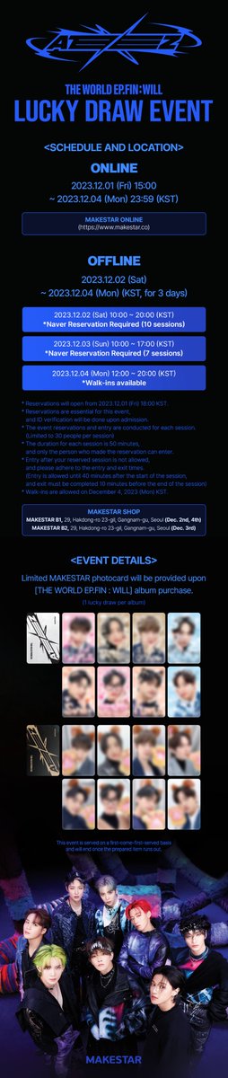 ATEEZ - 2ND ALBUM [THE WORLD EP.FIN : WILL] (Random Ver.) (with Makestar Lucky Draw V1)