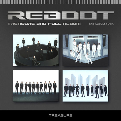 [SFKOREA] TREASURE - 2ND FULL ALBUM [REBOOT] (YG TAG Ver.) (Random Ver.)