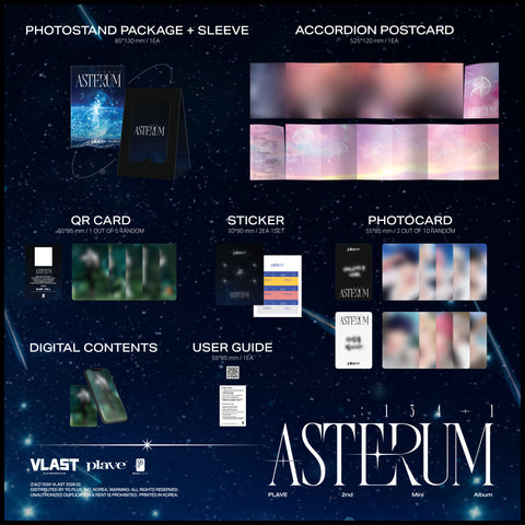 [SFKOREA] PLAVE - 2nd Mini Album [ASTERUM : 134-1]  (POCAALBUM Ver.)