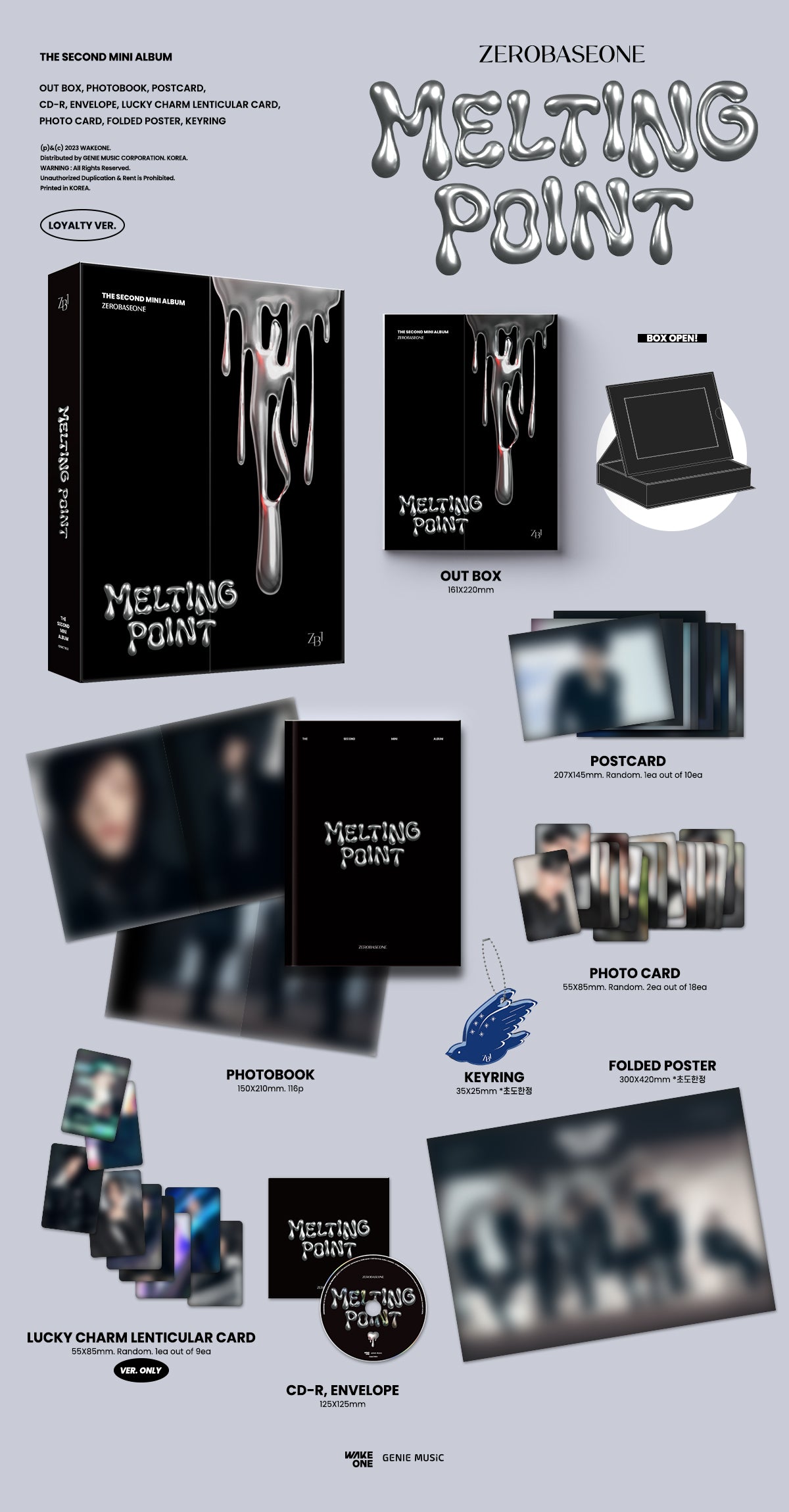 ZEROBASEONE - 2ND MINI ALBUM [MELTING POINT] (with