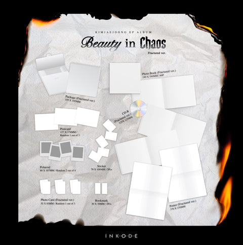 [PRE-ORDER] KIM JAE JOONG - [Beauty in Chaos] (Photobook Album] (+MAKESTAR P.O.B)