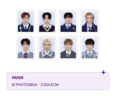 [SFKOREA Stray Kids - OFFICIAL MD [SKZOO MAGIC SCHOOL] (ID PHOTO SET)