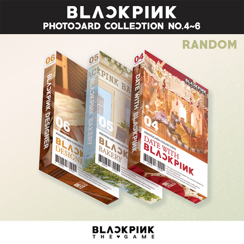 [SFKOREA] BLACKPINK THE GAME PHOTOCARD COLLECTION No.4, No.5, No.6