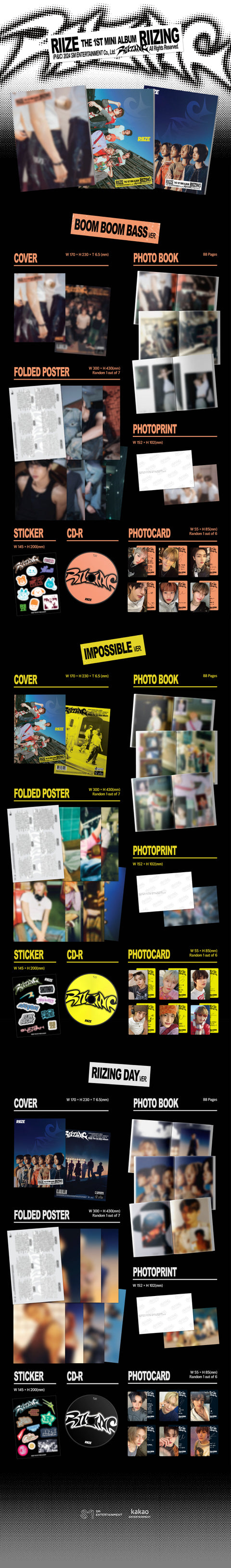 RIIZE - 1ST MINI ALBUM [RIIZING] (Photobook Ver.) (with Makestar Exclusive Benefits)