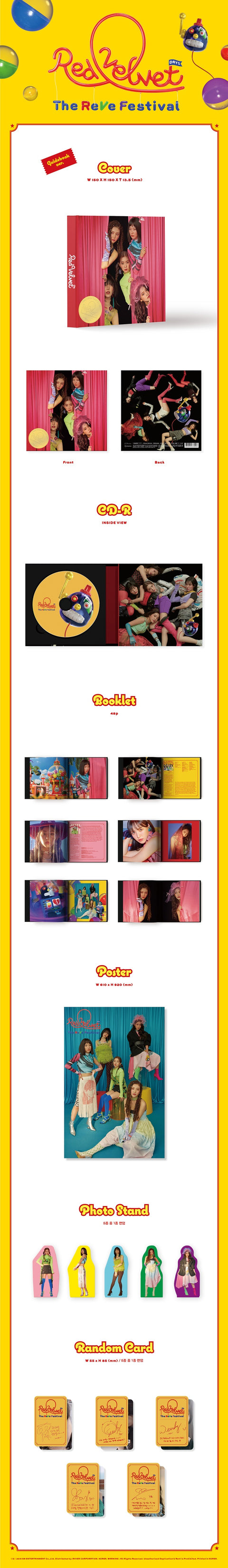 Red Velvet - Mini Album Vol.6 [The ReVe Festival Day 1] (Guide Book Ver.)