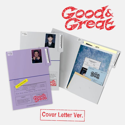 KEY - 2ND MINI ALBUM [Good & Great] (Cover Letter Ver.)