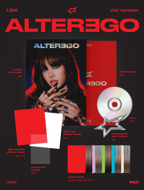 [PRE-ORDER] LISA (BLACKPINK) - LISA [Alter Ego –photobook vixi ver.]