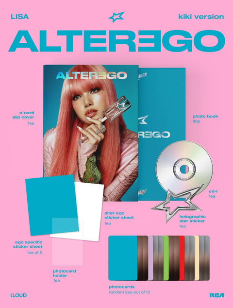 [PRE-ORDER] LISA (BLACKPINK) - LISA [Alter Ego –photobook kiki ver.]