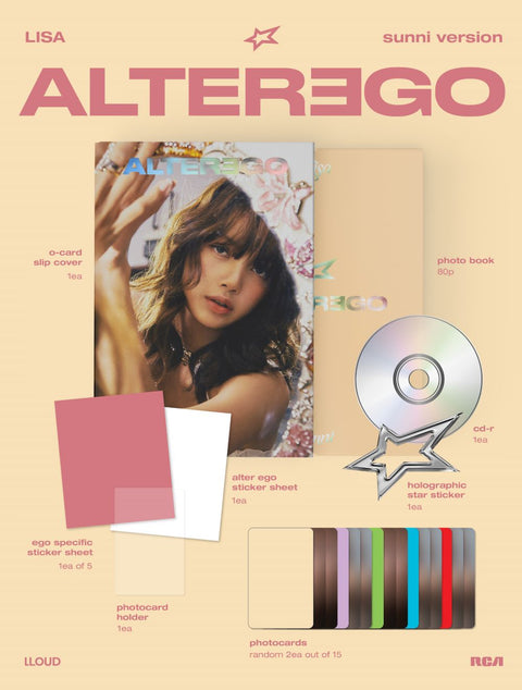 [PRE-ORDER] LISA (BLACKPINK) - LISA [Alter Ego –photobook sunni ver.]