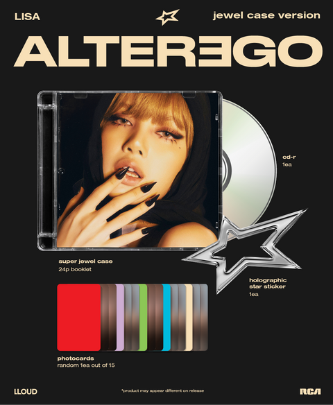 [PRE-ORDER] LISA (BLACKPINK) - LISA [Alter Ego –jewel case]