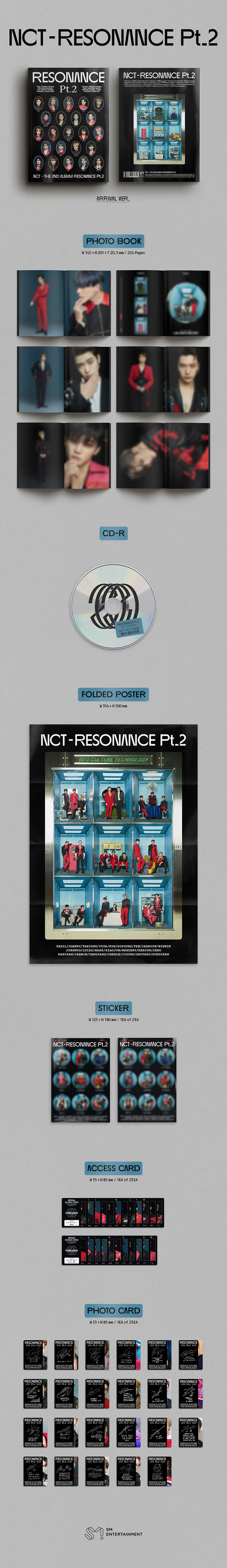 NCT - Album Vol.2 [The 2nd Album RESONANCE Pt.2] (Arrival Ver.)