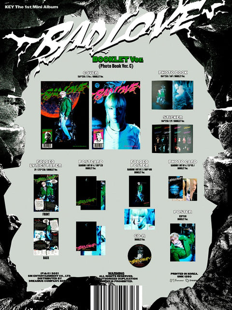 KEY - BAD LOVE(BOOKLET Ver.) (Random Ver.)