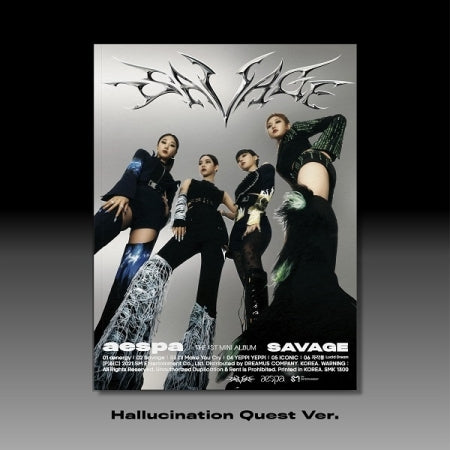 Aespa - 1st Mini Album_'Savage' (Hallucination Quest Ver.)