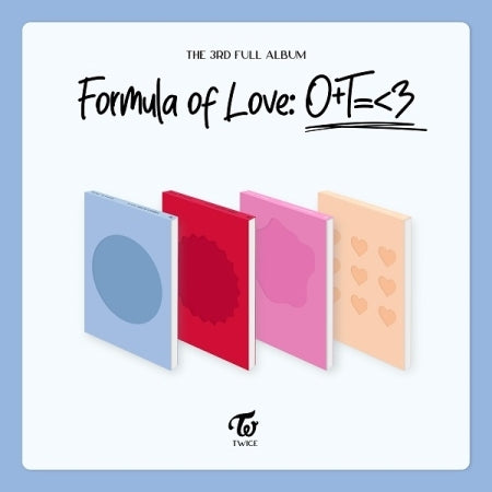 TWICE - 3RD ALBUM [FORMULA OF LOVE: O+T=<3] (Random Ver.)