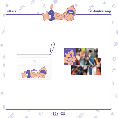 [PRE-ORDER] xikers - 1st Anniversary OFFICIAL MERCH [x1kers] (PVC CARD POUCH)