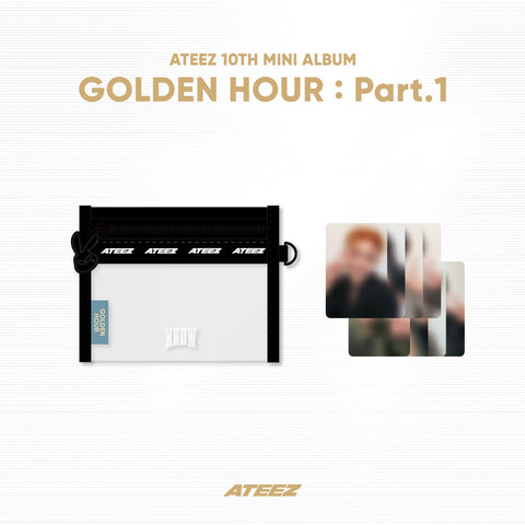 [SFKOREA] ATEEZ - OFFICIAL MD [GOLDEN HOUR : Part.1] (MINI POUCH)