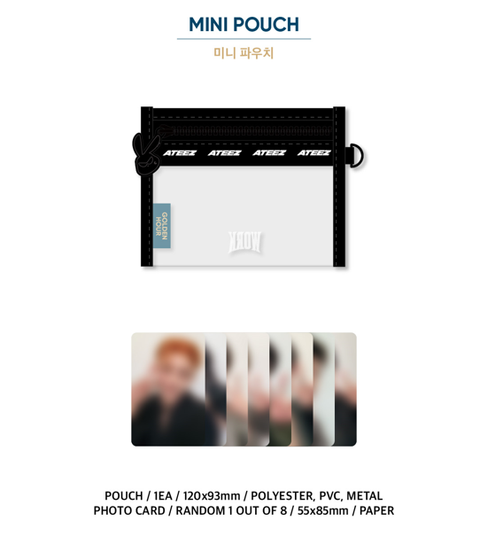 [SFKOREA] ATEEZ - OFFICIAL MD [GOLDEN HOUR : Part.1] (MINI POUCH)