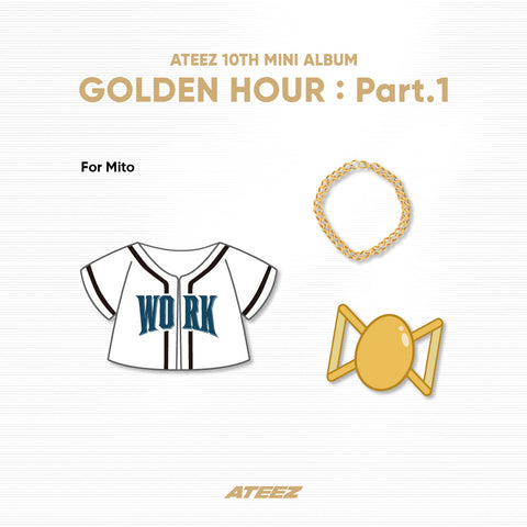 [SFKOREA] ATEEZ - OFFICIAL MD [GOLDEN HOUR : Part.1] (Mito WORK SET)